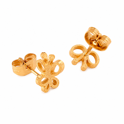 Amie Butterfly Studs | Waterproof 18k Gold & Silver