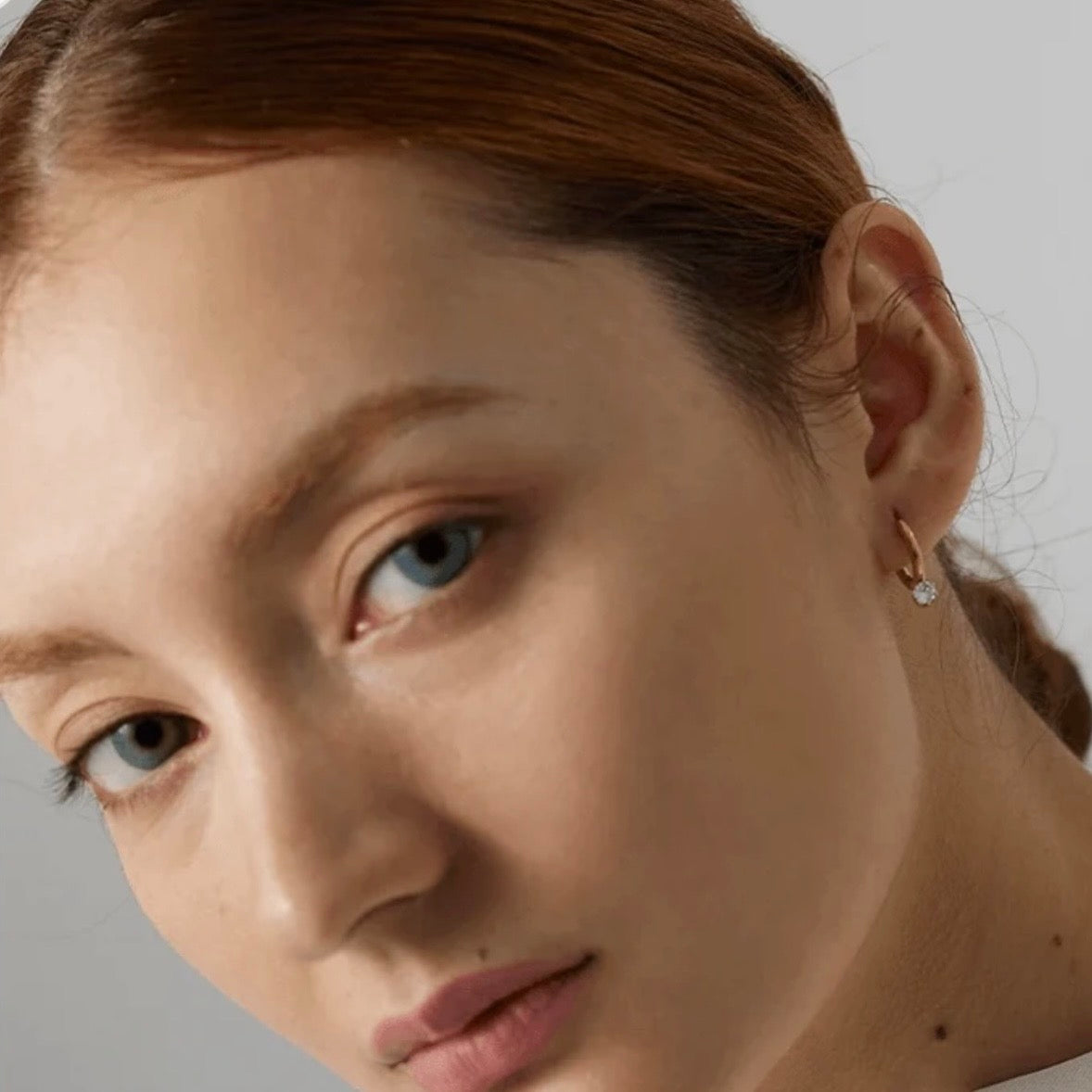Anaya CZ Drop Hoop Earrings | Waterproof 18k Gold & Silver