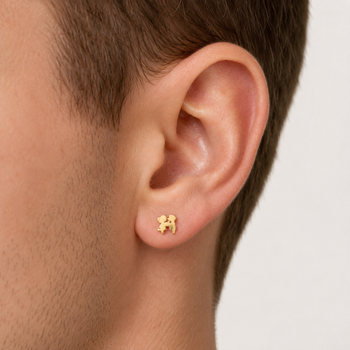 Annie Kissing Studs | Waterproof 18k Gold & Silver