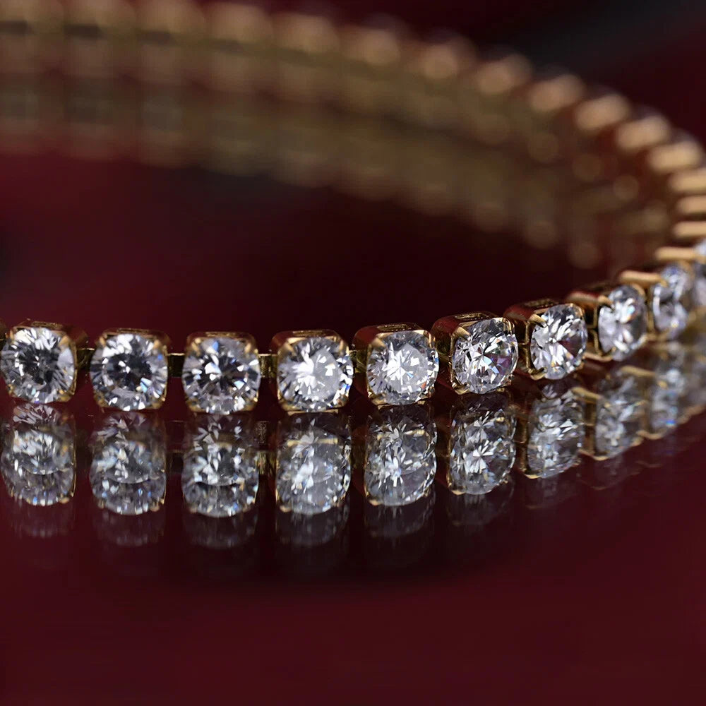 Athena Tennis Bracelet | Waterproof 18k Gold