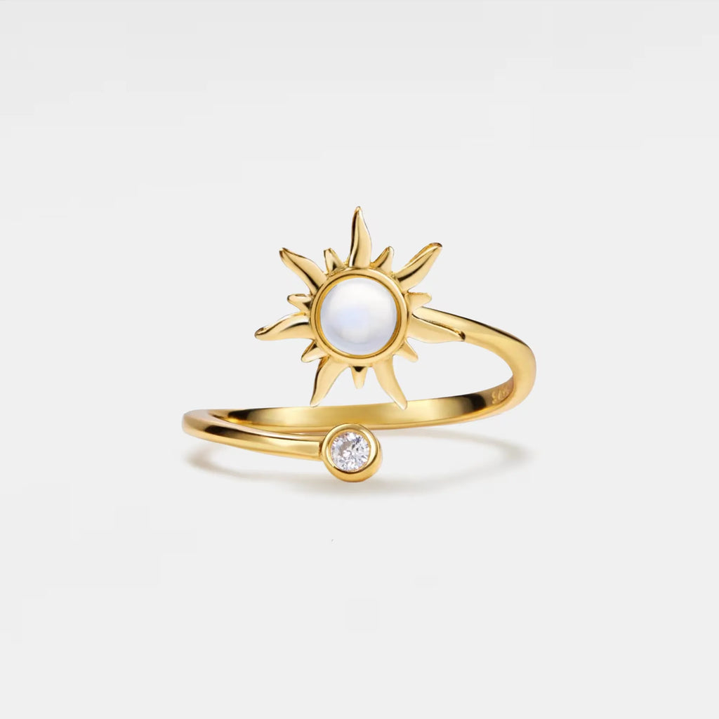 Bettie Sun Open Ring | Waterproof 18k Gold