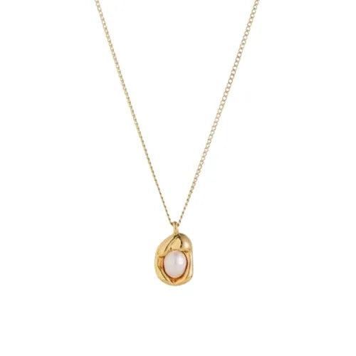 Blaire Pearl Pendant Necklace | Waterproof 18k Gold