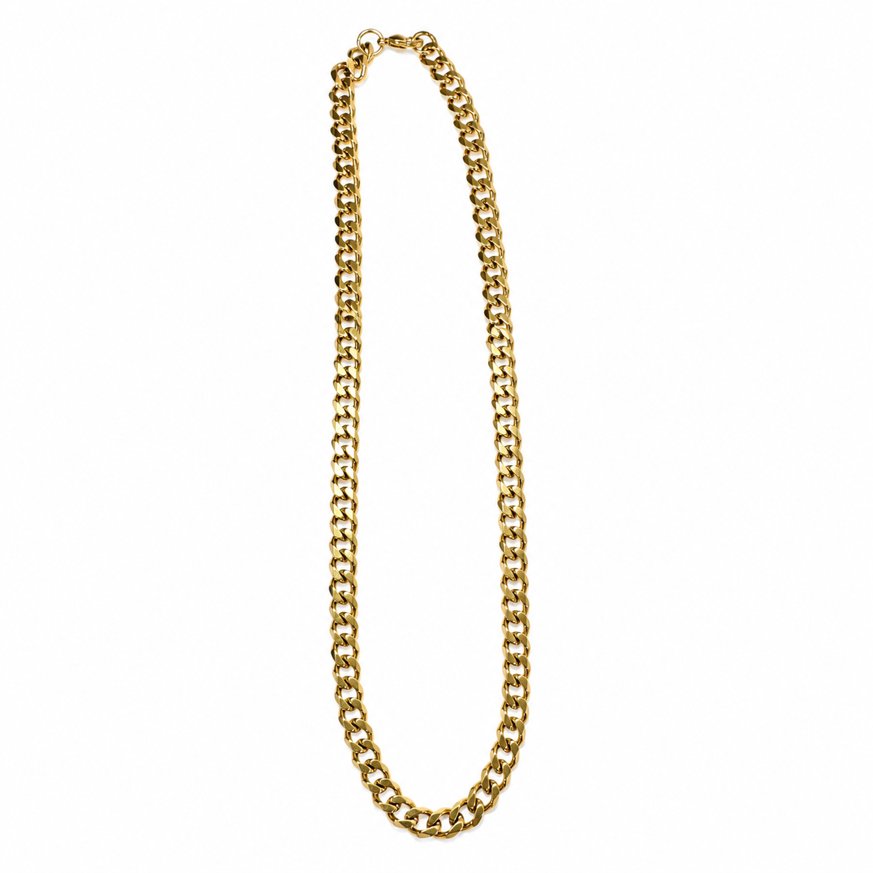 Boss Cuban Link Chain Necklace | Waterproof 18k Gold & Silver
