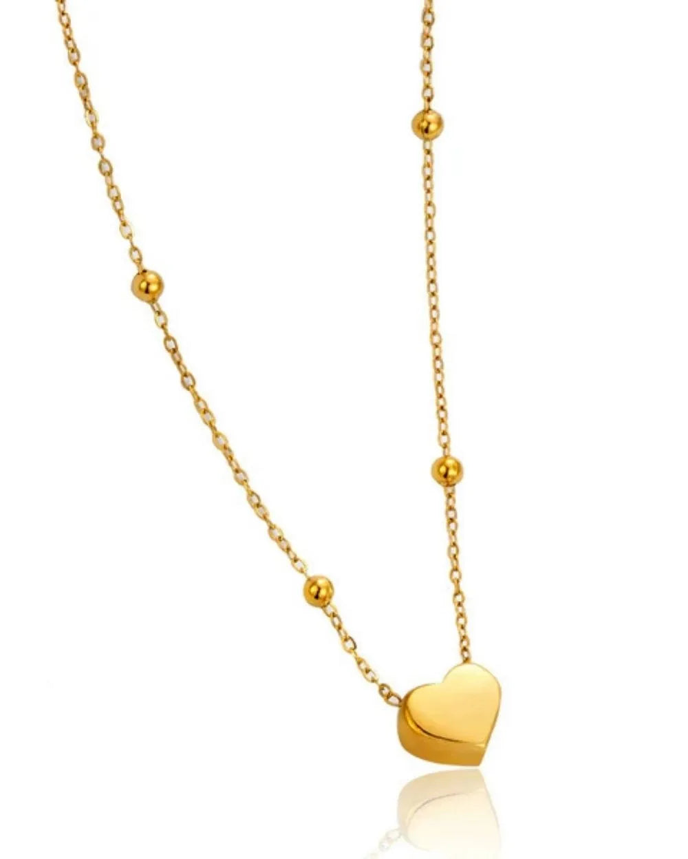 Brea Heart Necklace | Waterproof 18k Gold
