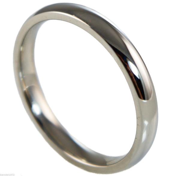 Carrara Plain Band Ring | Waterproof Silver