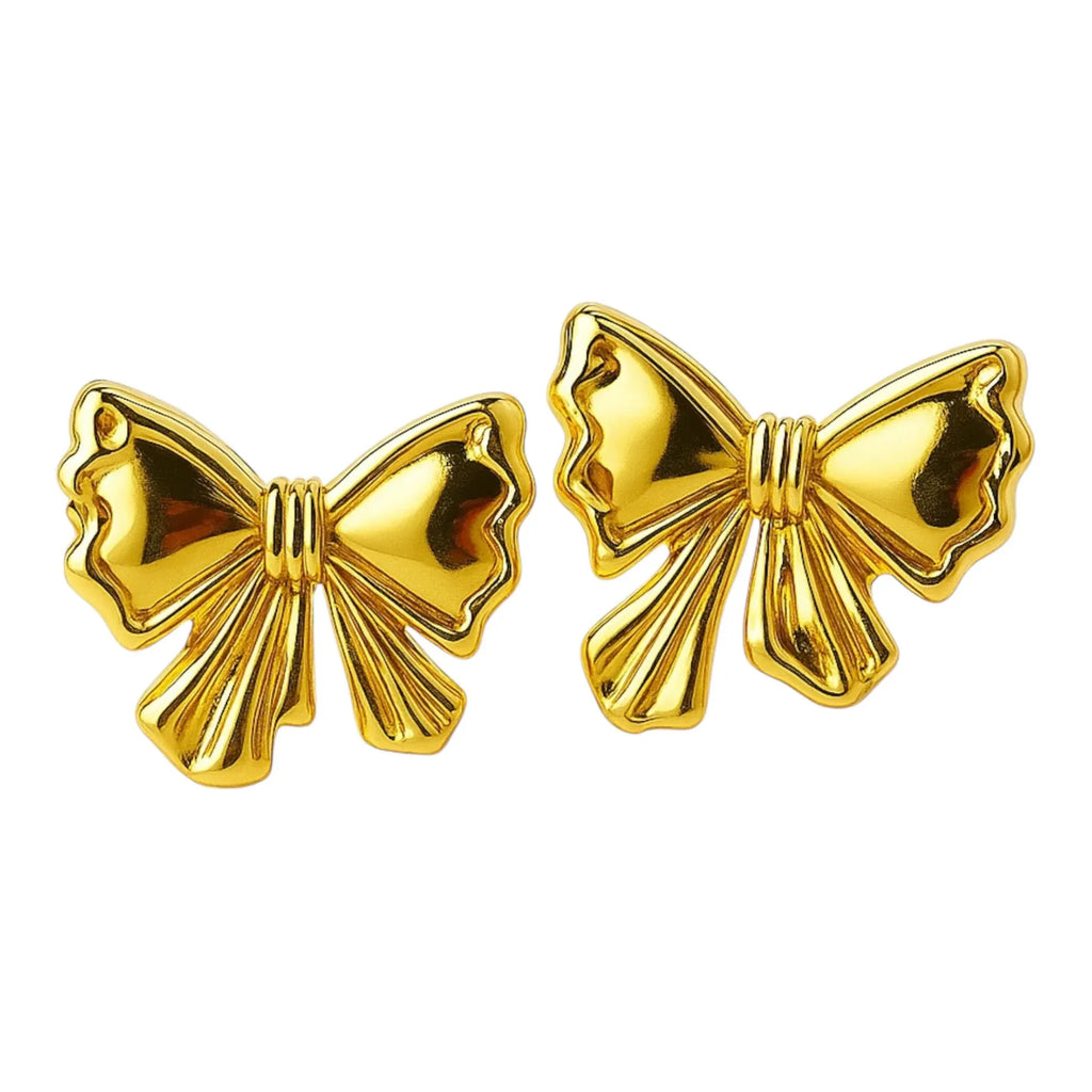 Corio Butterfly Stud Earrings | Waterproof 18k Gold