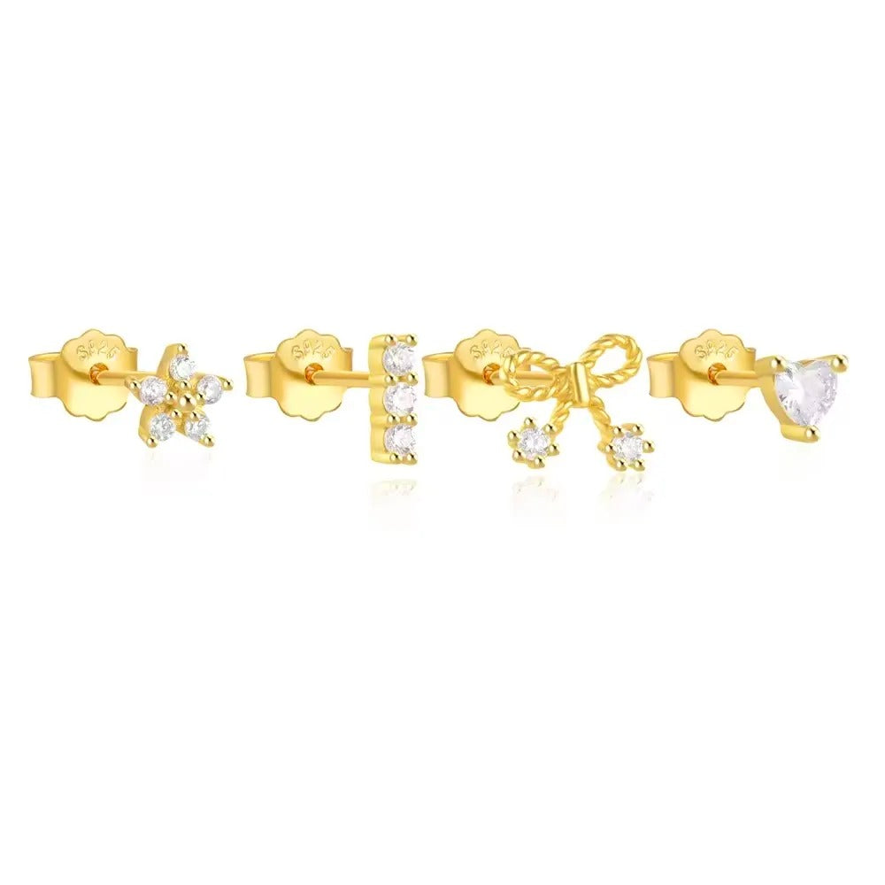 Luna 4Pc Set	Studs Earrings
