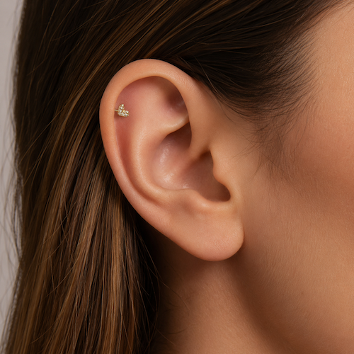 Elkhart Crystal Screw Back	Helix - Single