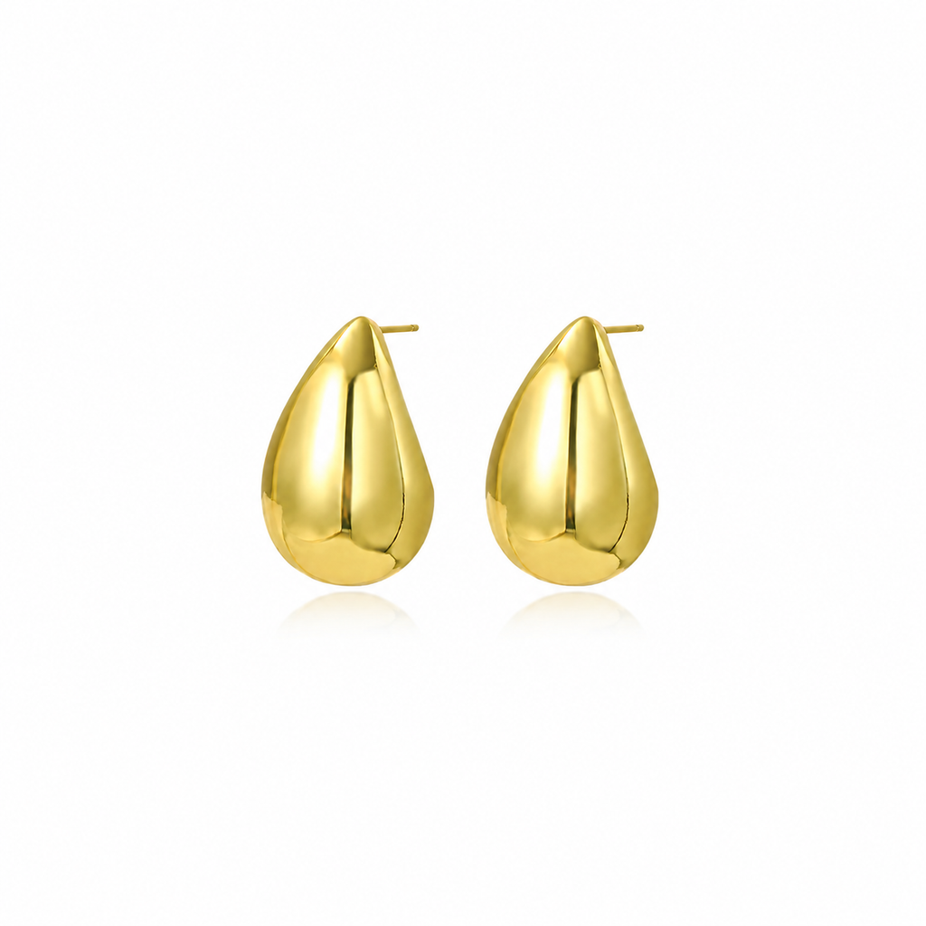 Blou Teardrop Shape Studs