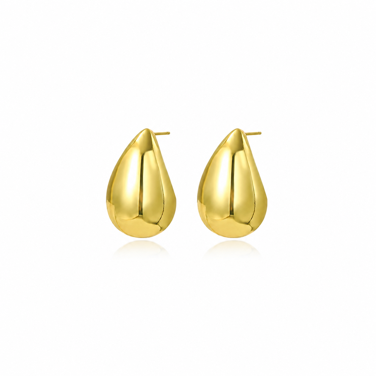 Blou Teardrop Shape Studs