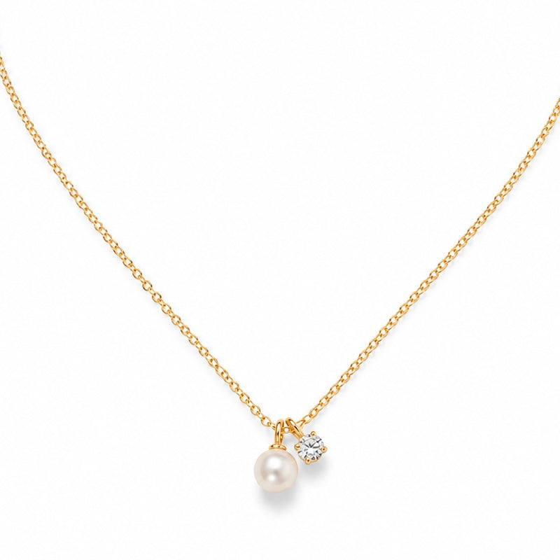 Carol Pearl Pendant Necklace