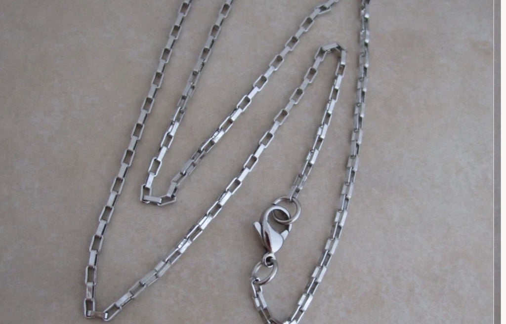 Selly 4mm Paperclip Chain Necklace | Waterproof 18k Gold & Silver