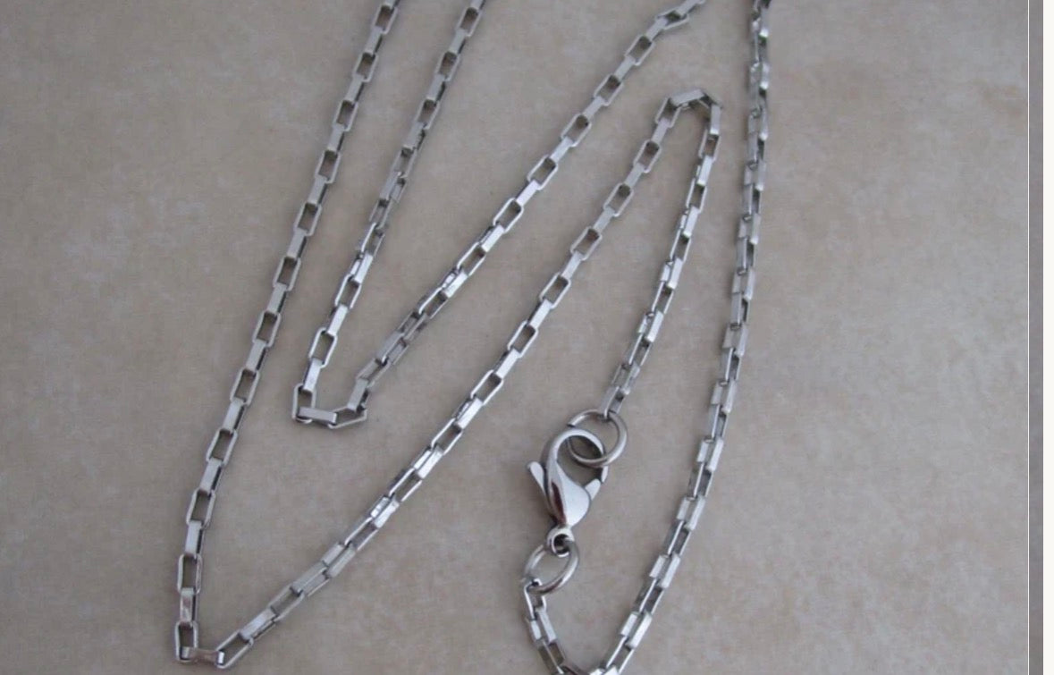 Selly 4mm Paperclip Chain Necklace | Waterproof 18k Gold & Silver