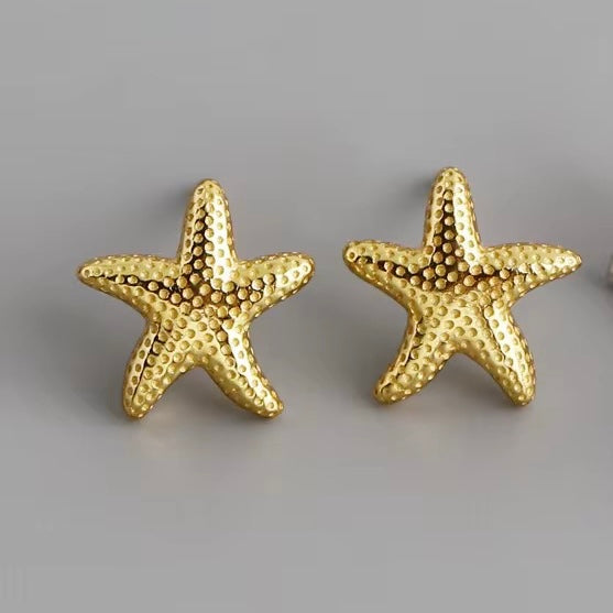 Taya Starfish Studs Earrings