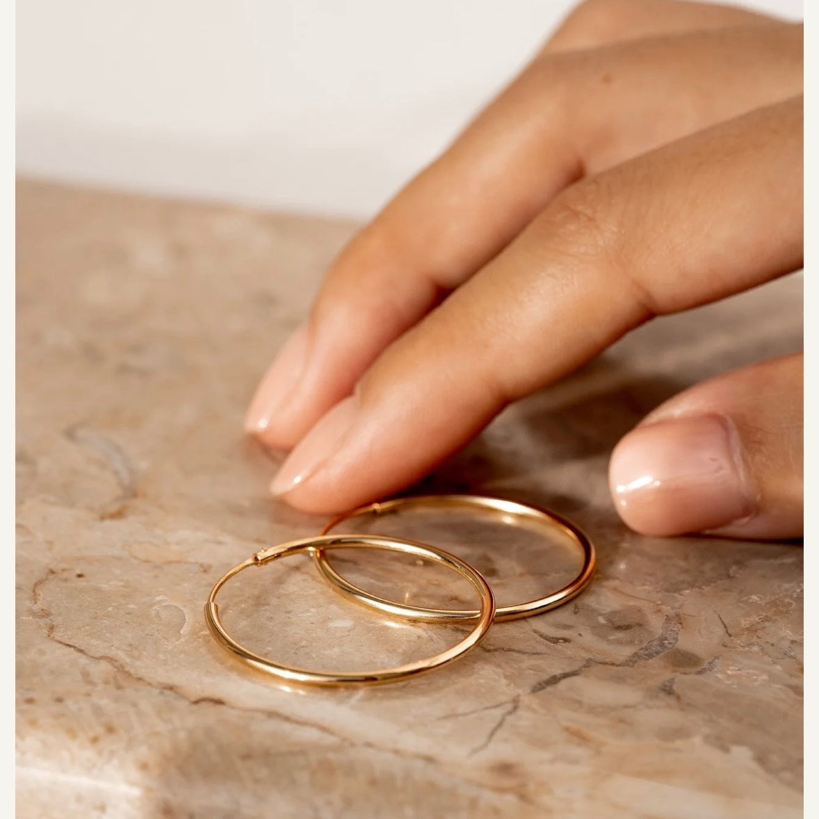 Astra Hoops Earrings 25mm