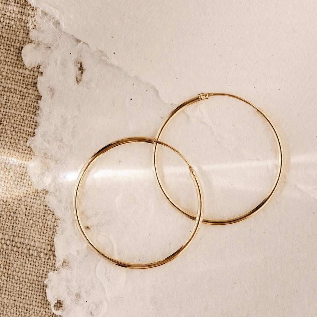 Astra Hoops Earrings 25mm
