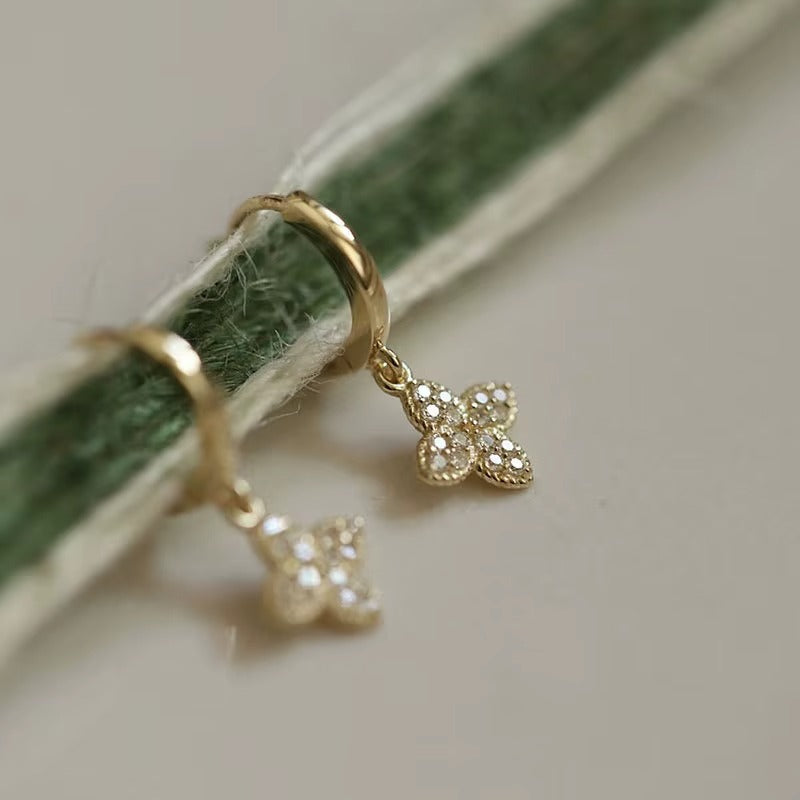 Clarksville Crystal Clover Hoops