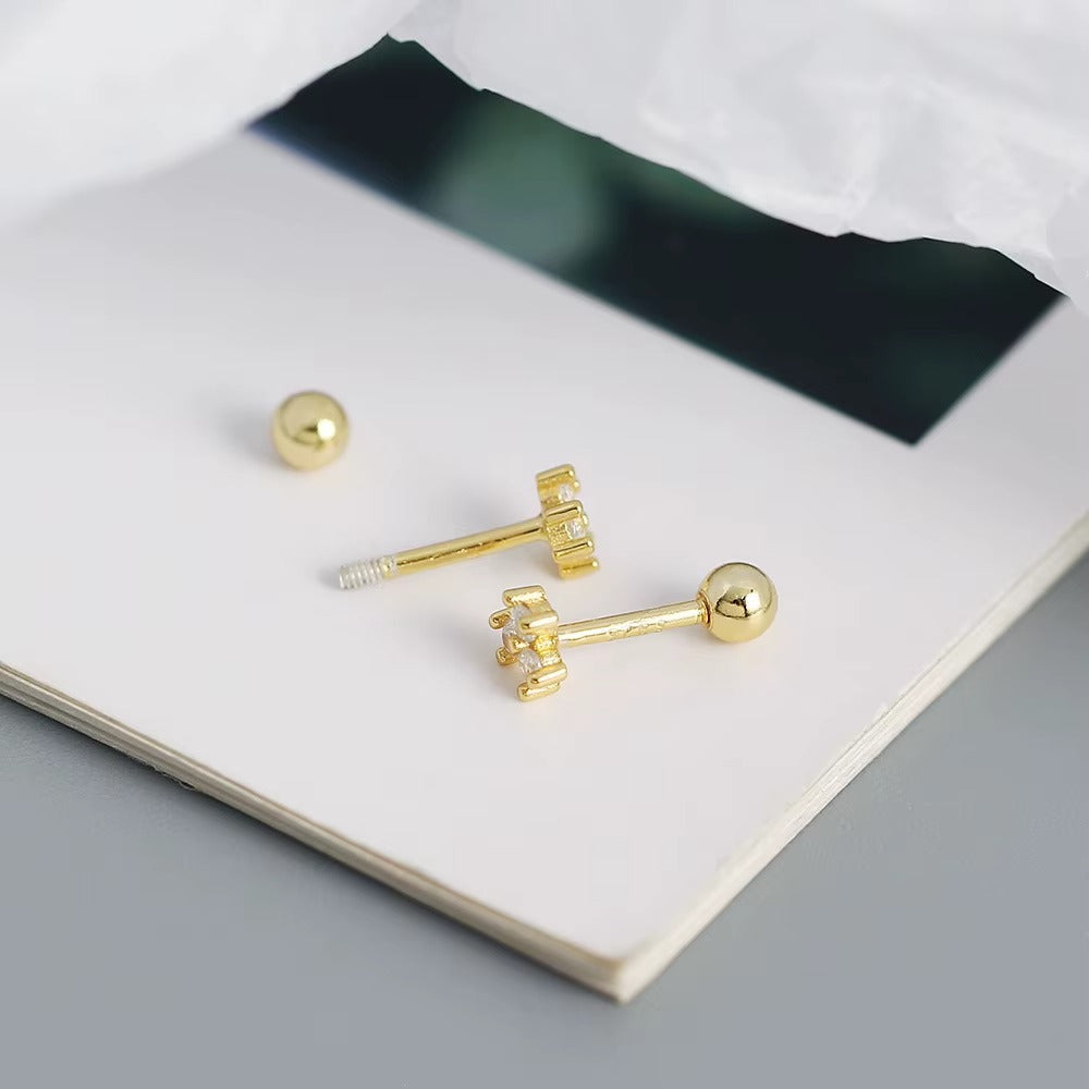 Fairfield Crystal Screw Back Helix