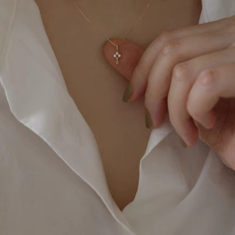 Felicity Key to Heart Pendant Necklace