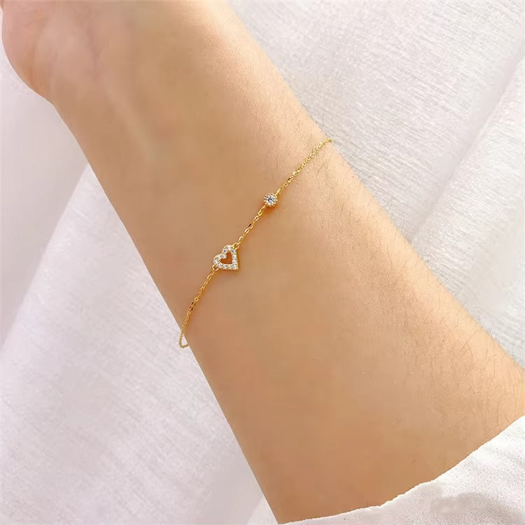 Eclipse Love heart Bracelet