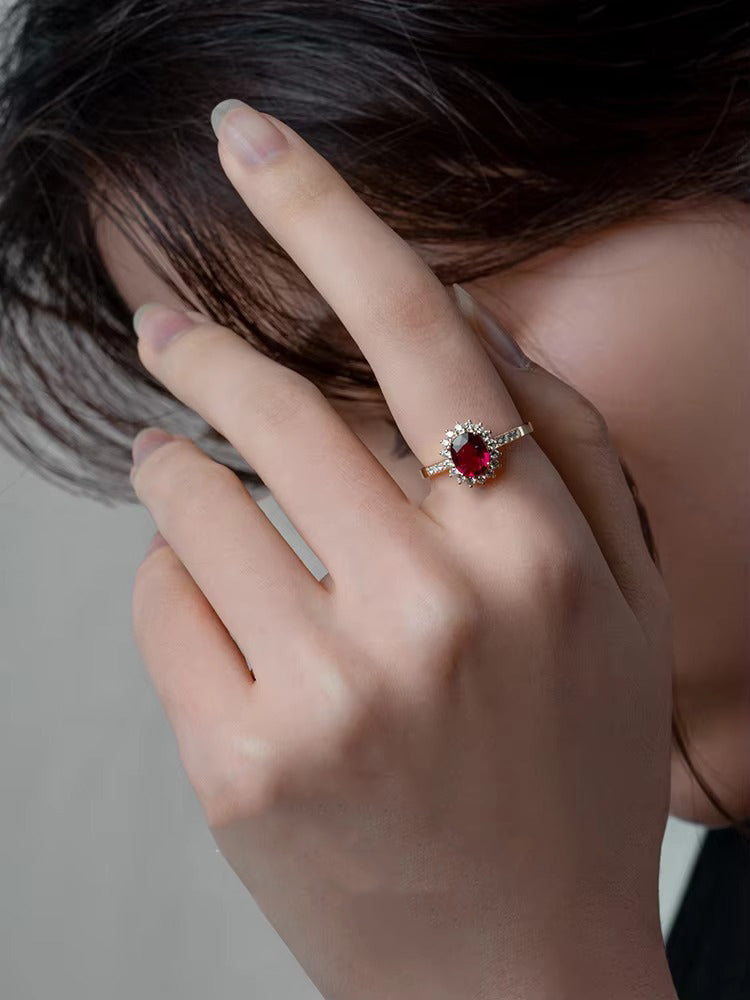 Jamaica	Red Ruby Available in Size-6 & 7 Ring