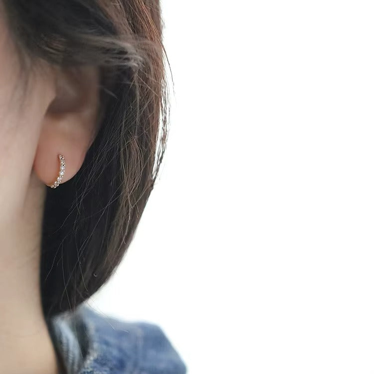 Detroit Crystal Hoops