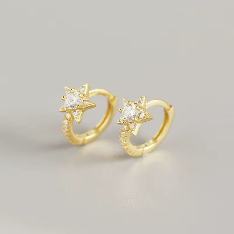 Lavale Crystal Hoops