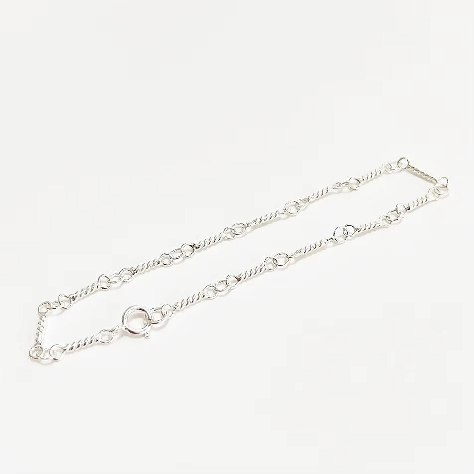Lacey Silver Chain Bracelet