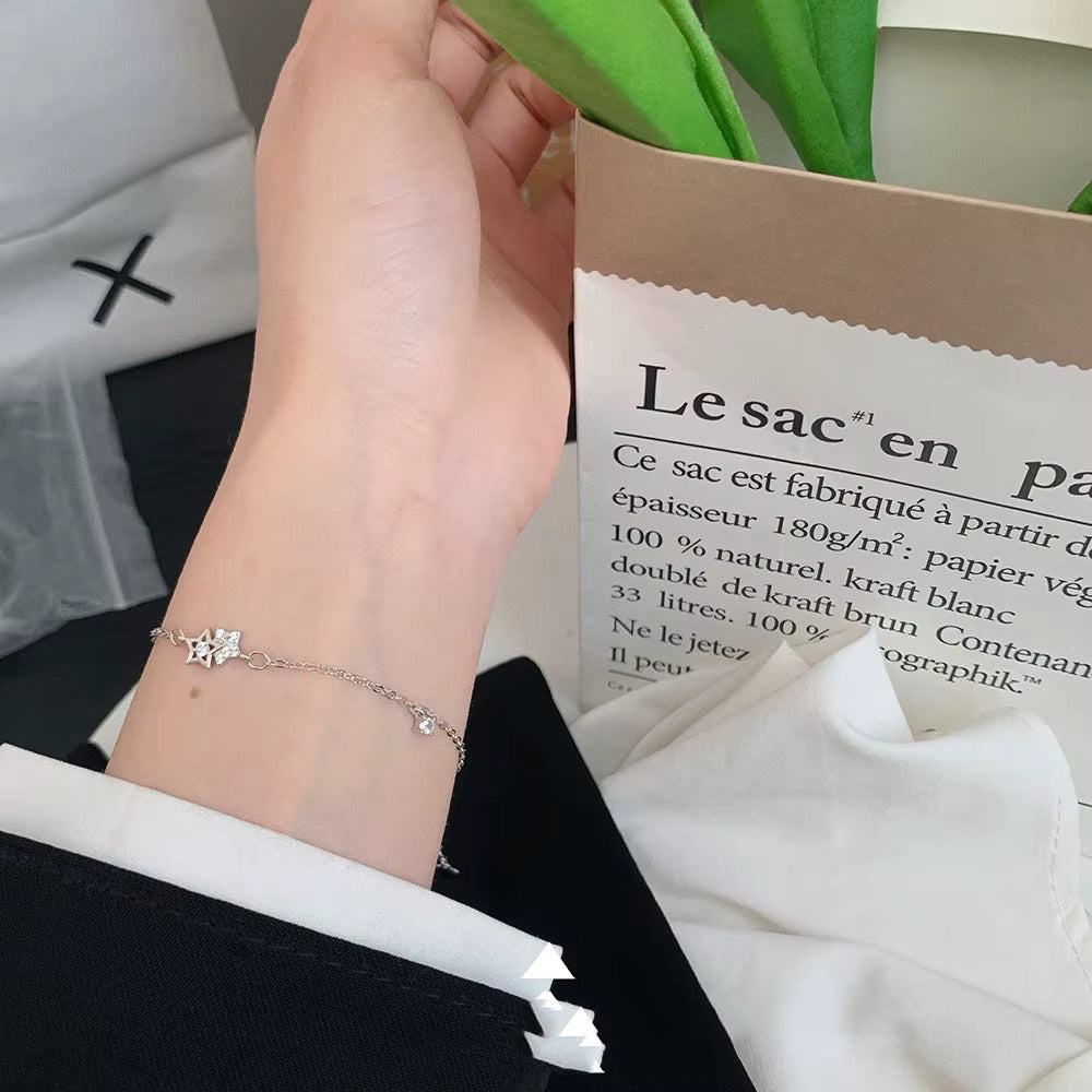 Drape Double Star Bracelet