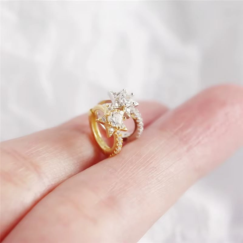 Lavale Crystal Hoops