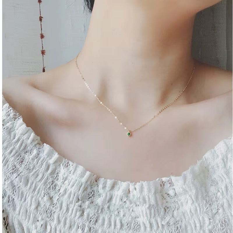 Bristol Emerald Green Pendant Necklace