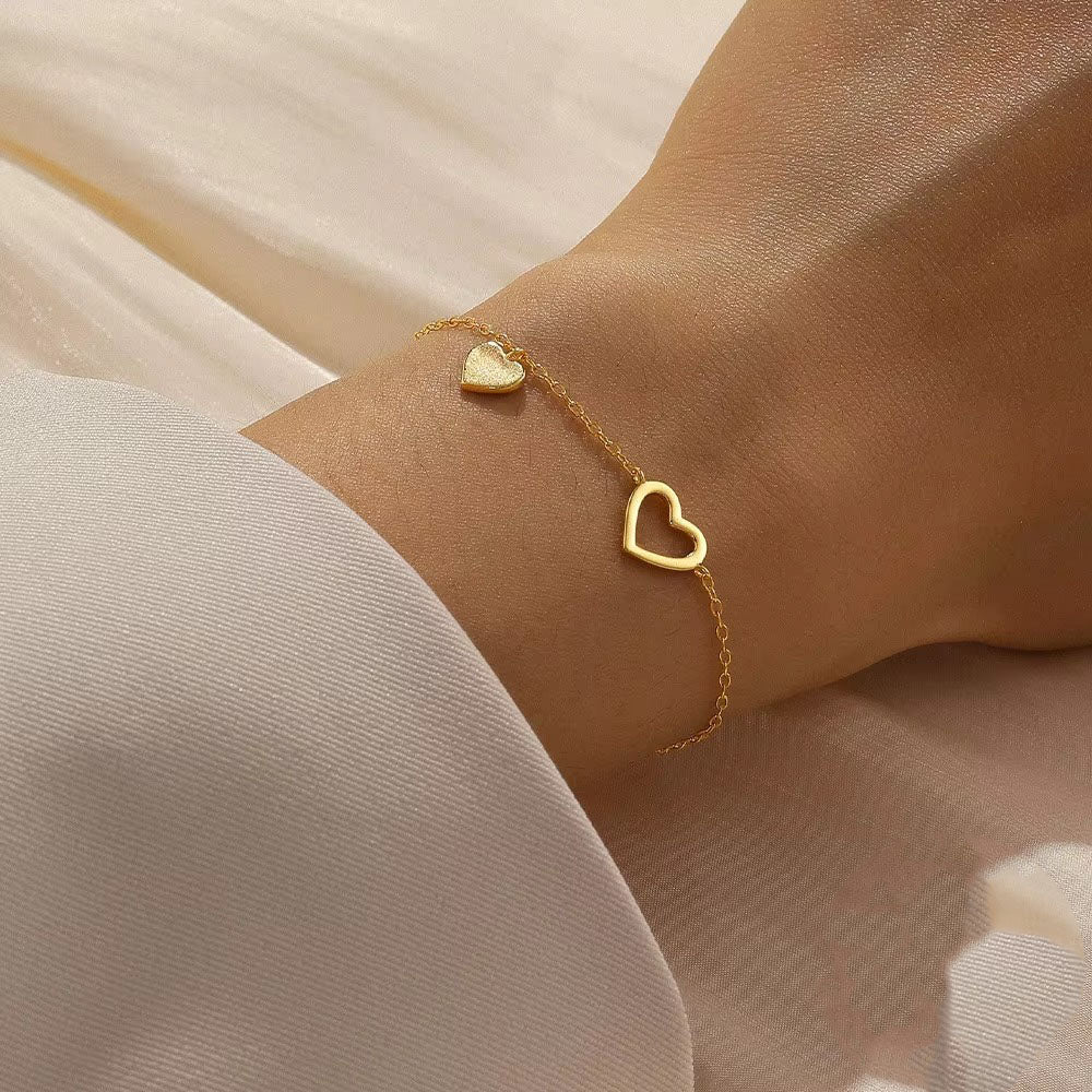 Pittsbur Double Hearts Bracelet