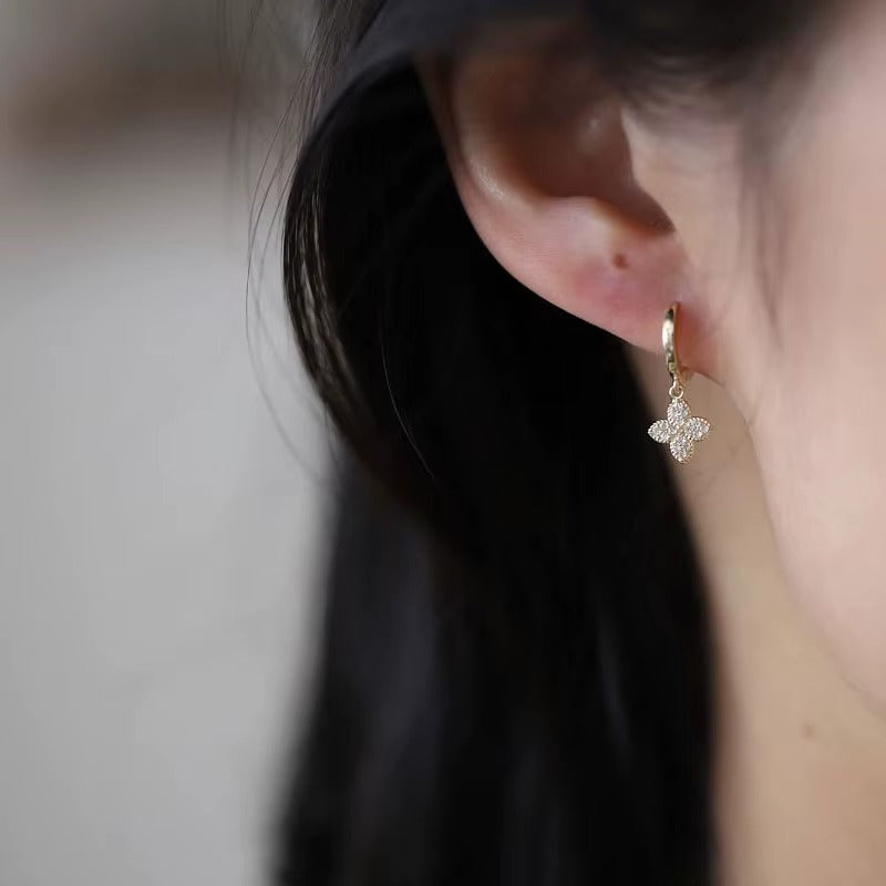 Clarksville Crystal Clover Hoops