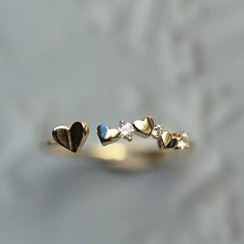 Irving Hearts Resizable Ring