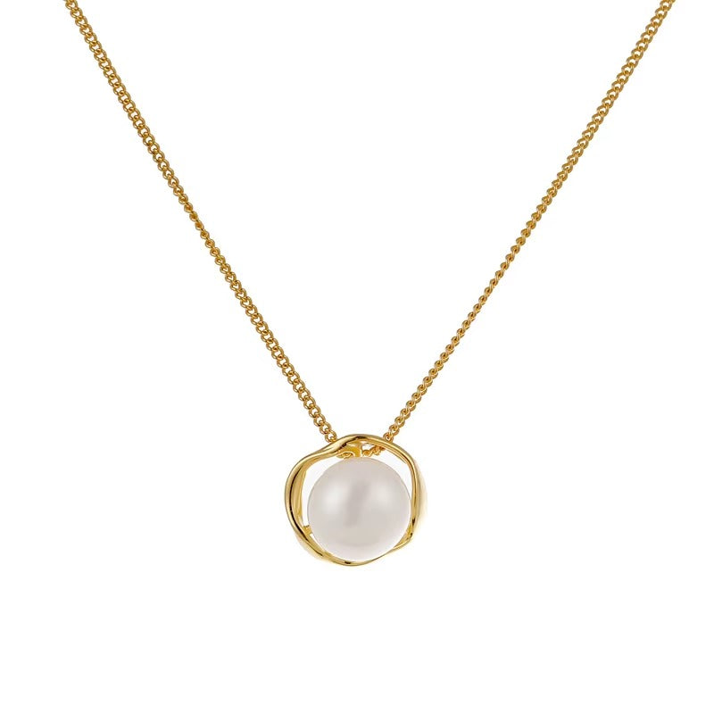 Campwel Pearl Pendant Necklace