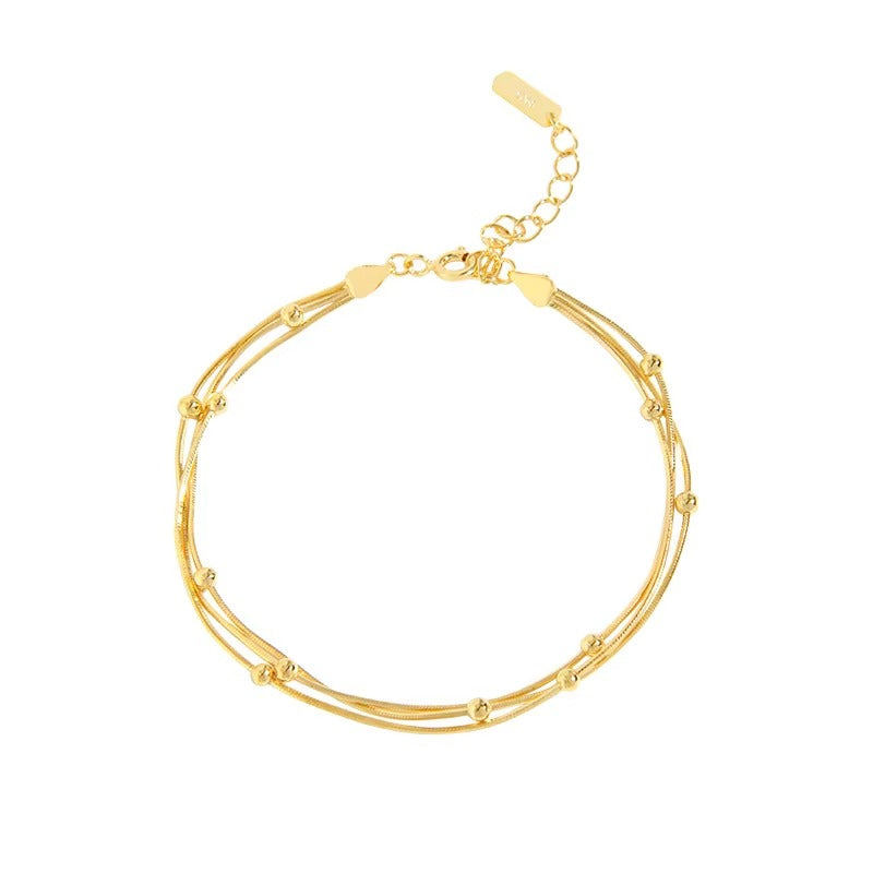 Liberty Multilayer Gold Bracelet