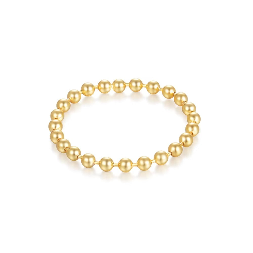 Starling	Gold Beads Finger Bracelet Size #7 Ring