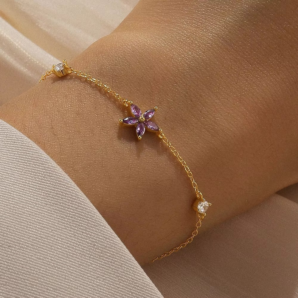 Petaluma Amethyst Star  Bracelet