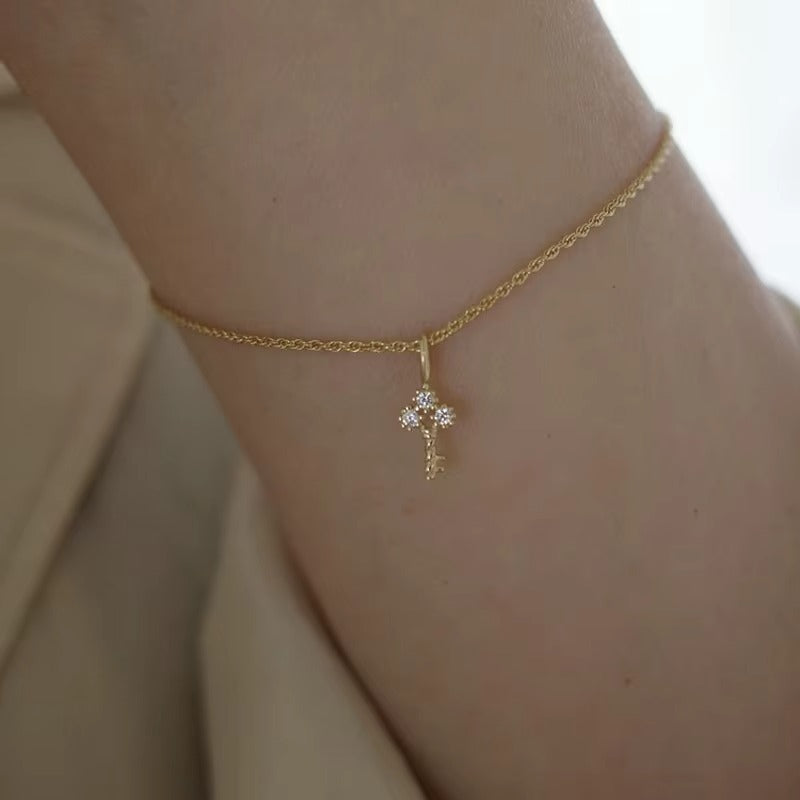 Felicity Key to Heart Pendant Necklace