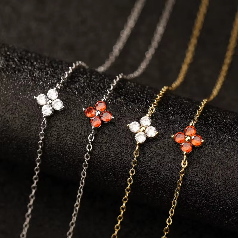 Bellevue	Crystal Clover Bracelet