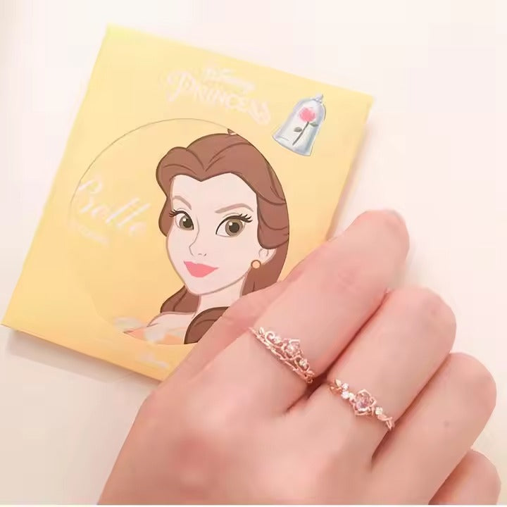 Coral Rose Quartz Rose Gold Ring