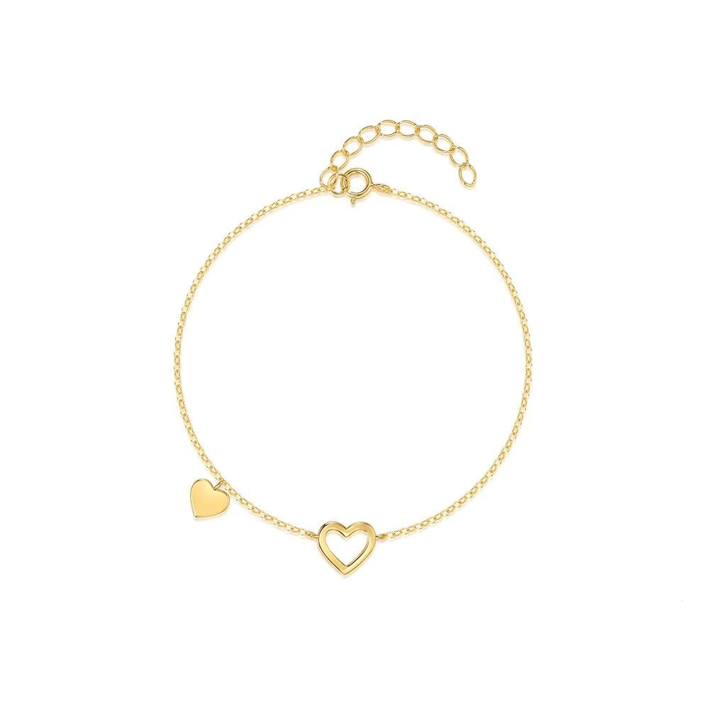 Pittsbur Double Hearts Bracelet