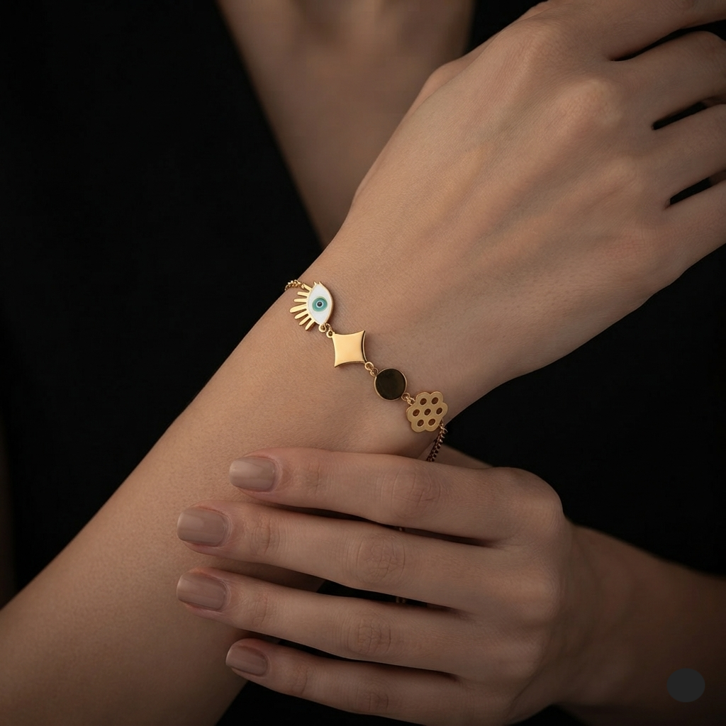 Haven Good Luck Bracelet | Waterproof 18K Gold & Silver