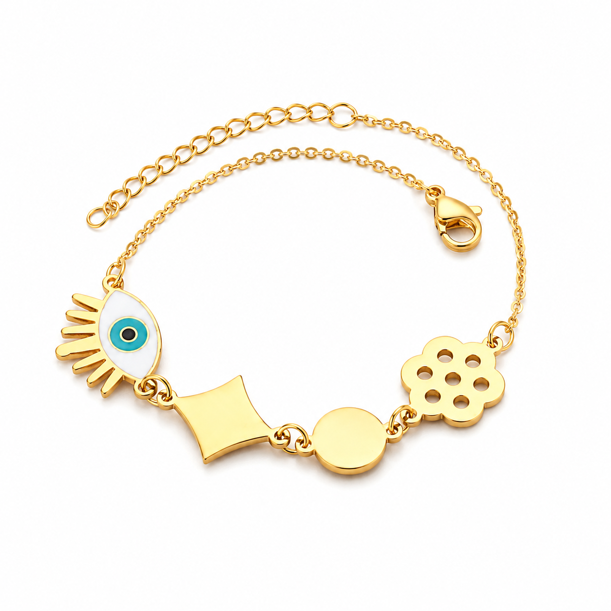 Haven Good Luck Bracelet | Waterproof 18K Gold & Silver