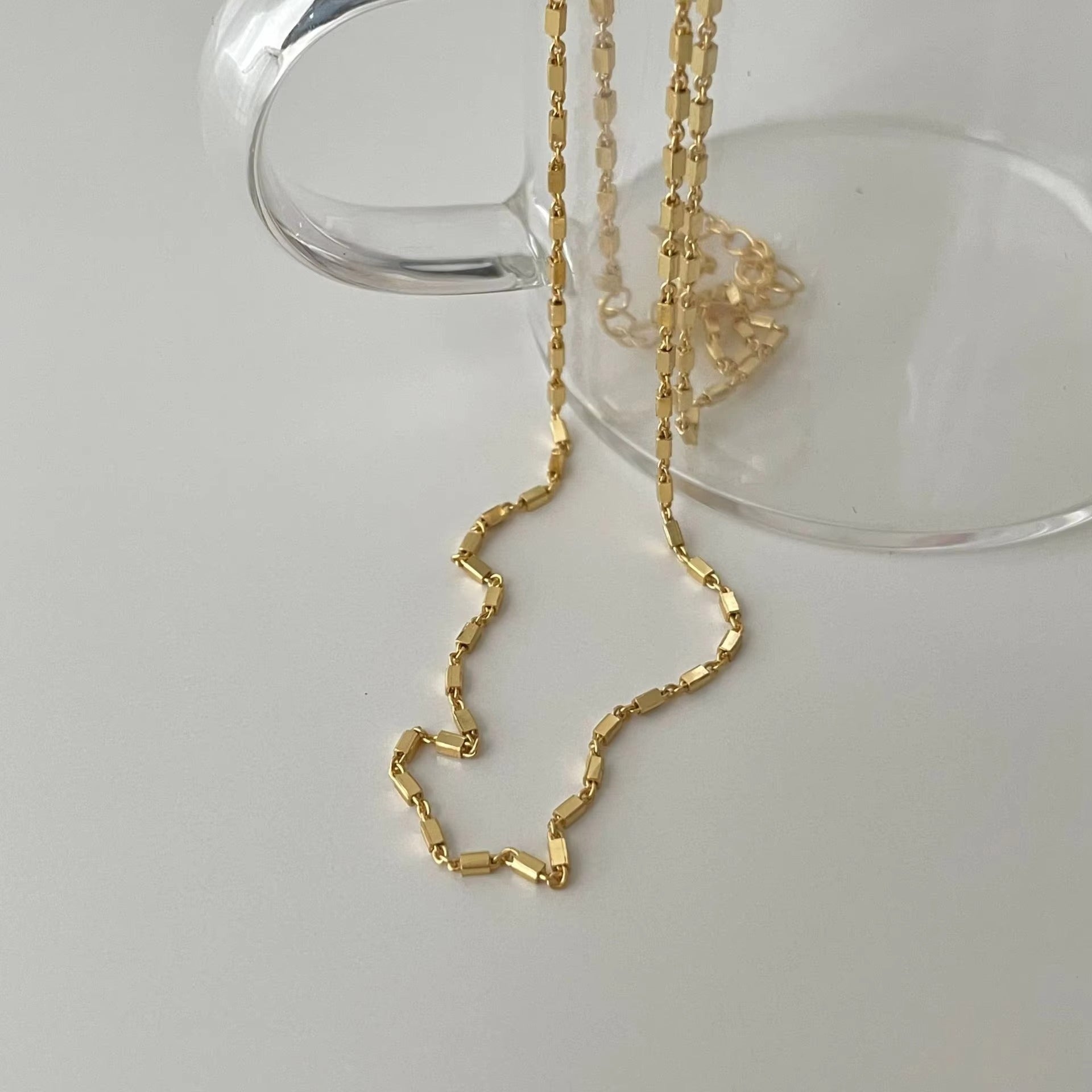 Largo Gold 45CM	Small Square Chain