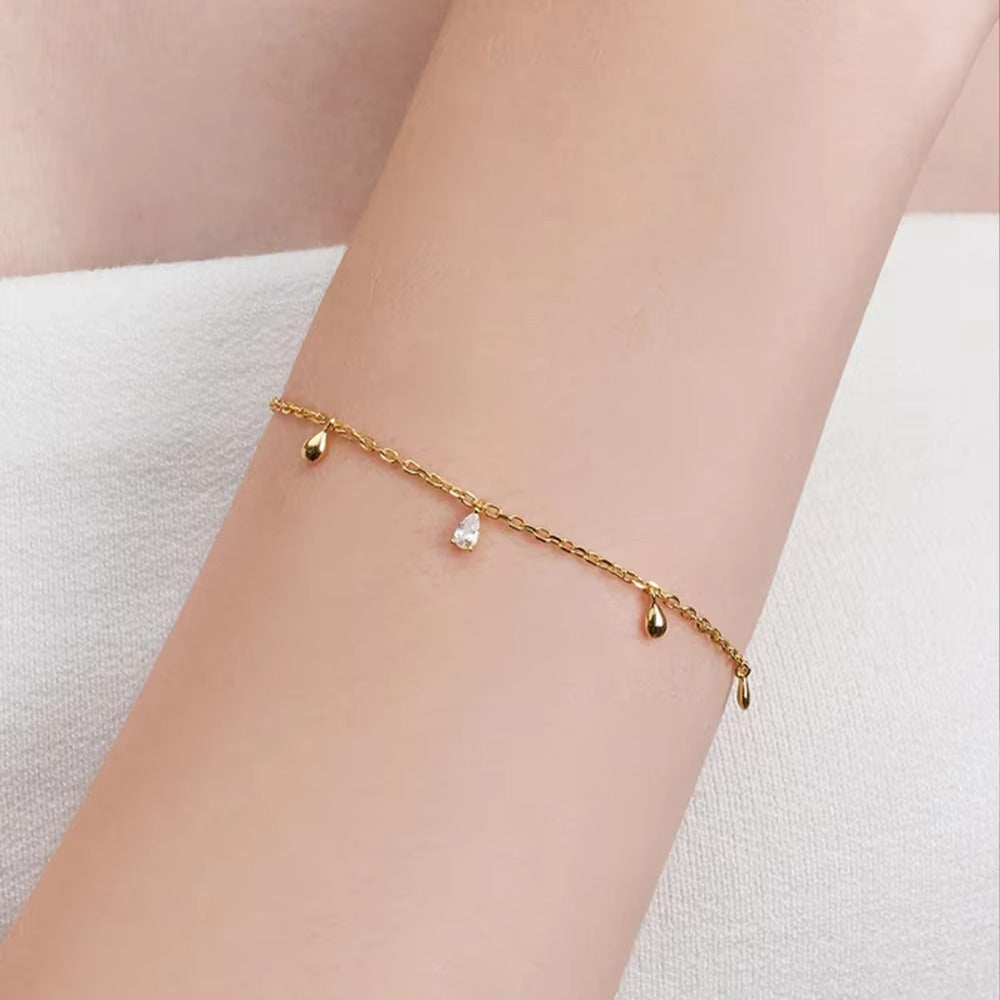 Southfield Tear Drop Charms Bracelet