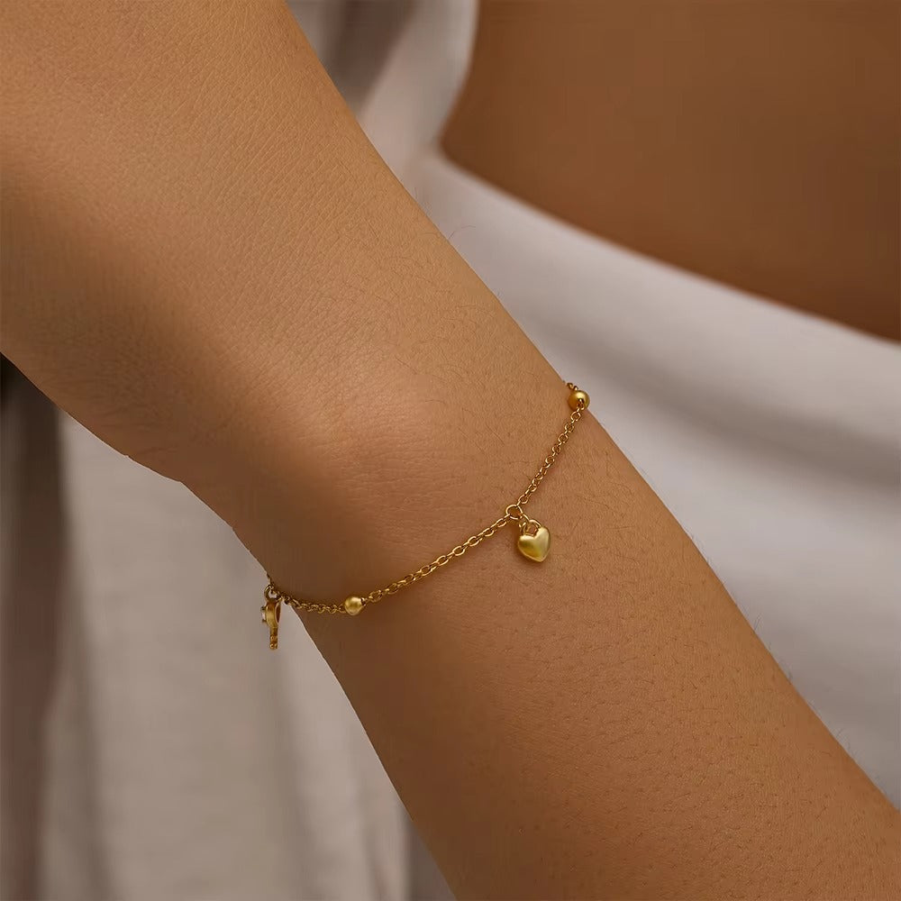 Bendie Key to Heart Bracelet