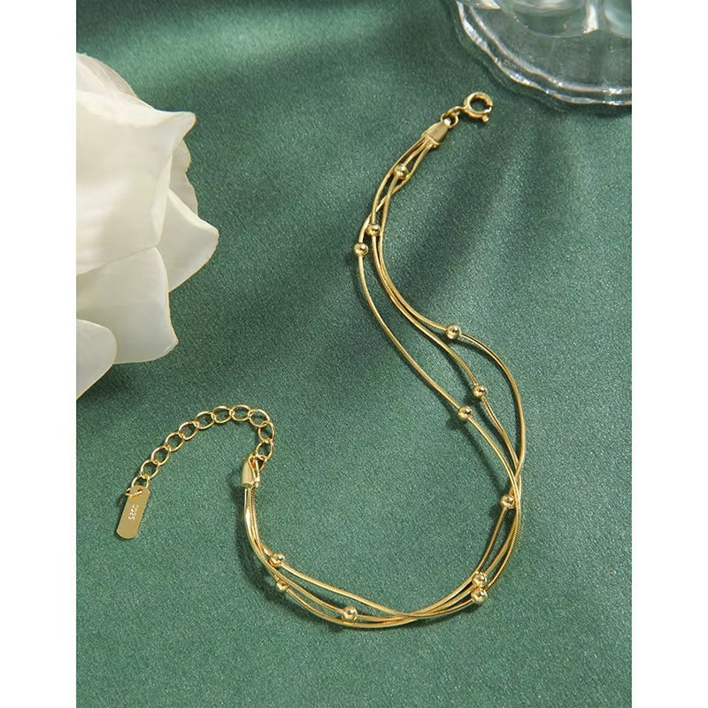 Liberty Multilayer Gold Bracelet