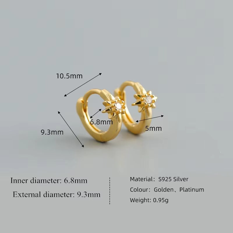 Dothan Crystal Hoops