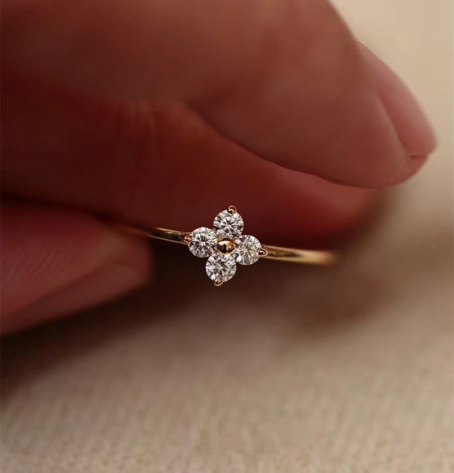 Divine Clover  Ring